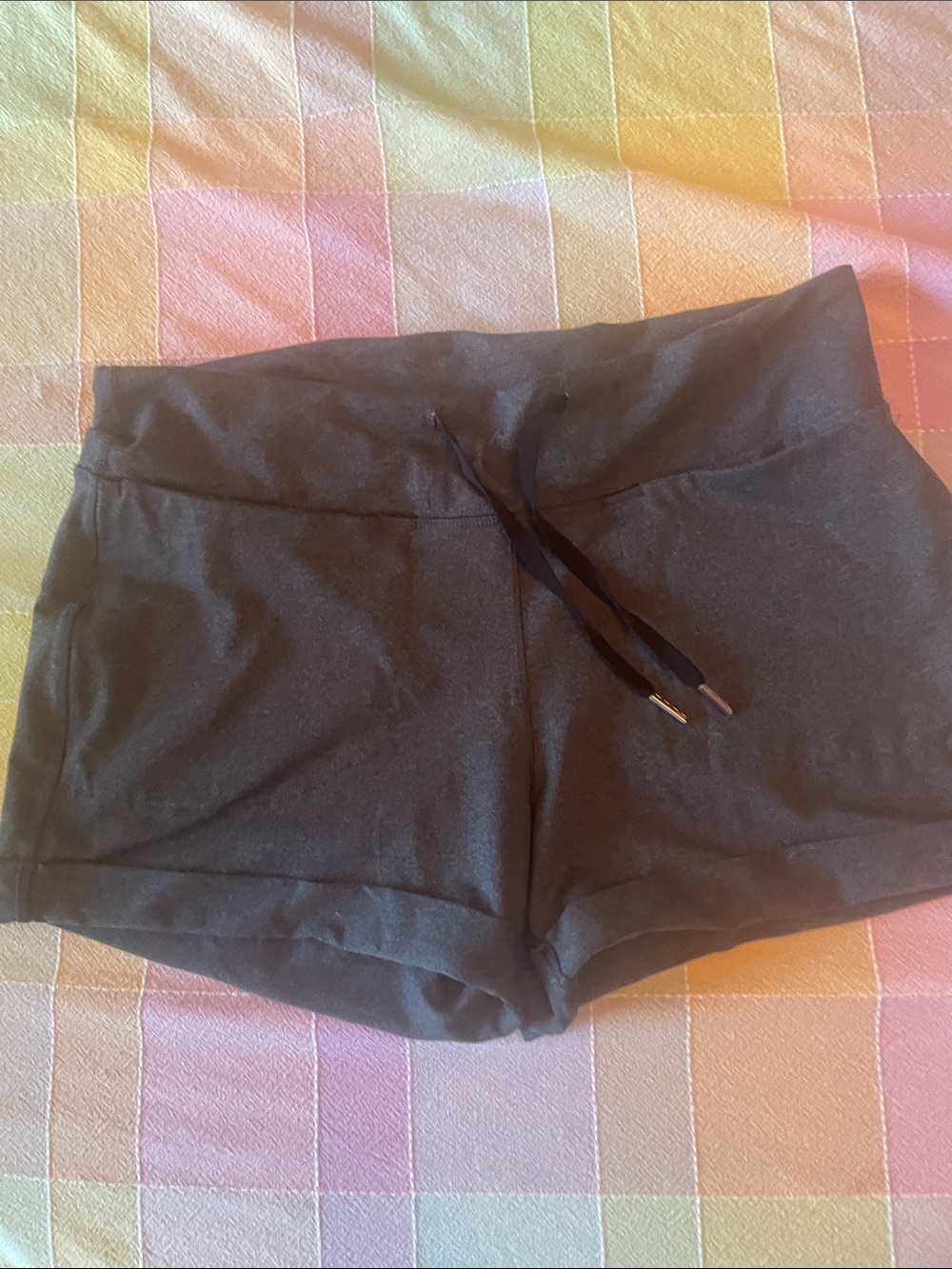 CALIA by Carrie Underwood Black Athletic Lounge Shorts with Drawstring